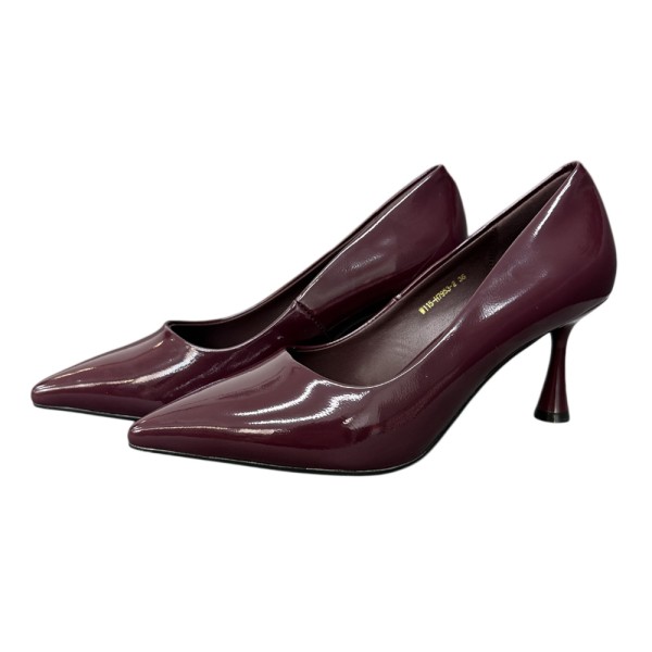 PANTOFI W115-H7953 BORDO LAC