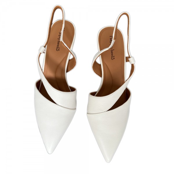 SANDALS 25L656 WHITE LEATHER