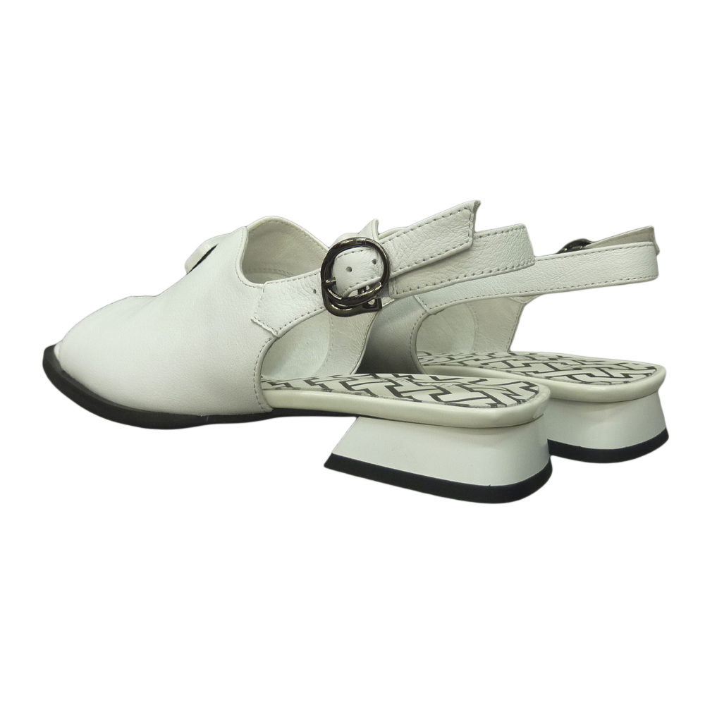 SANDALE 4F5017 ALB PIELE
