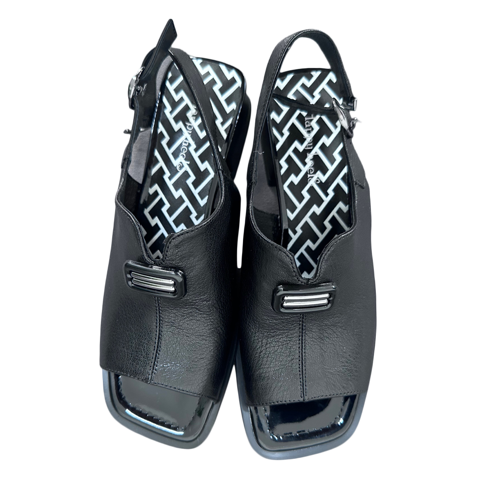 SANDALE 4F5017 NEGRU PIELE