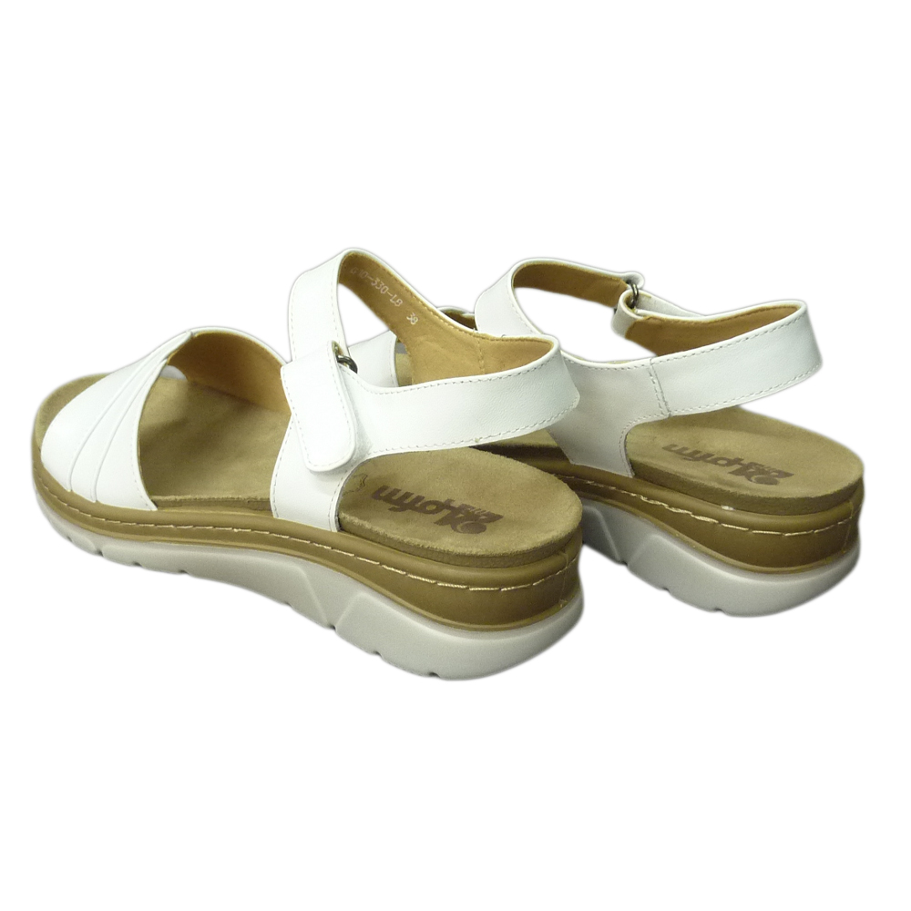 SANDALS G10-330 WHITE LEATHER