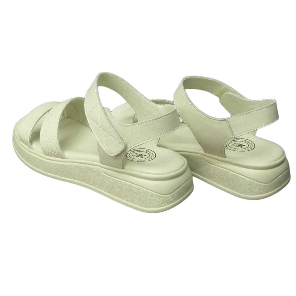 SANDALE OX22836 IVORY PIELE