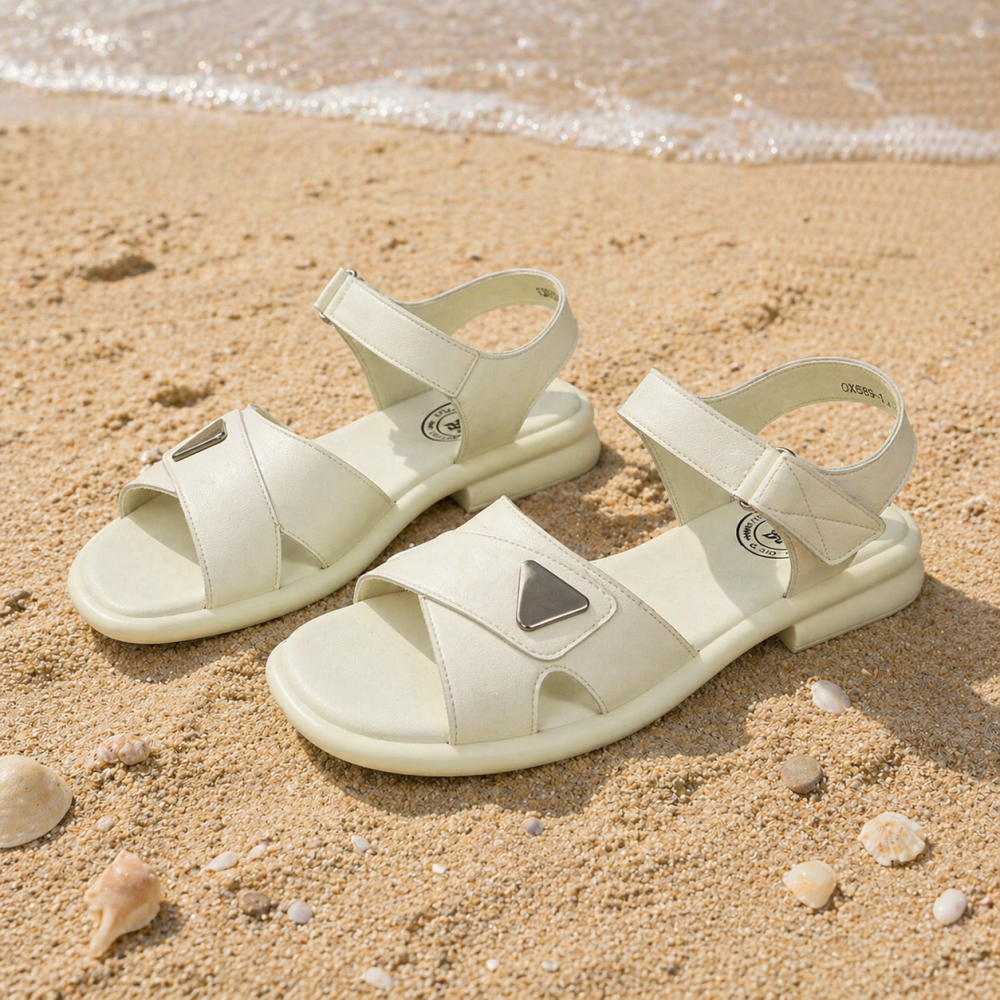 SANDALE OX88593 IVORY PIELE