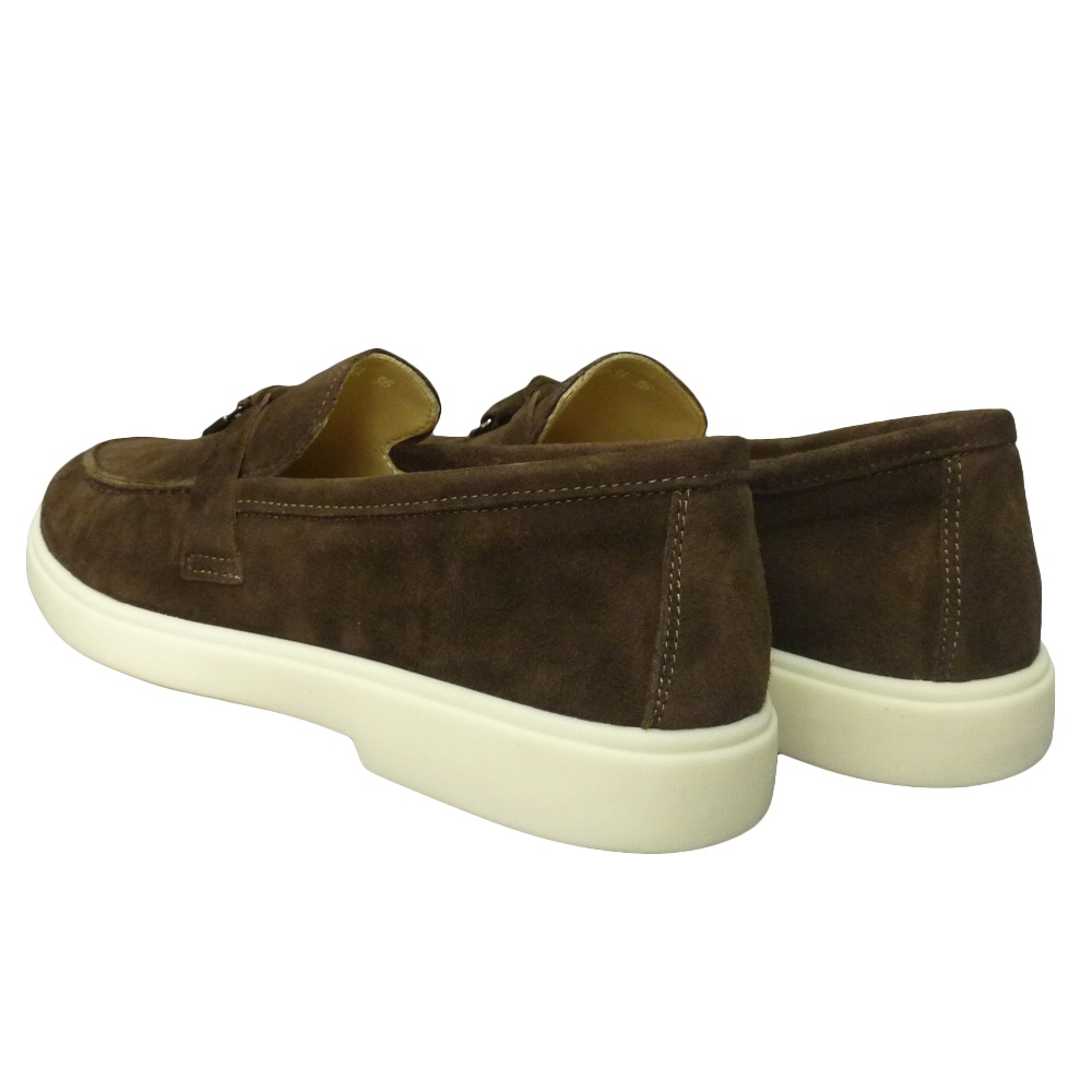 LOAFERS 3765-3A BROWN SUEDE LEATHER