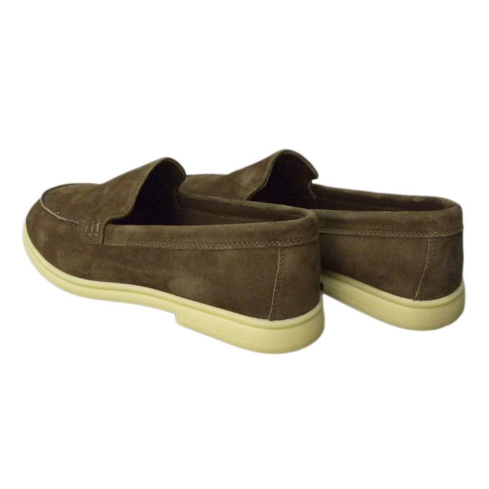 LOAFERS A582 BROWN SUEDE LEATHER