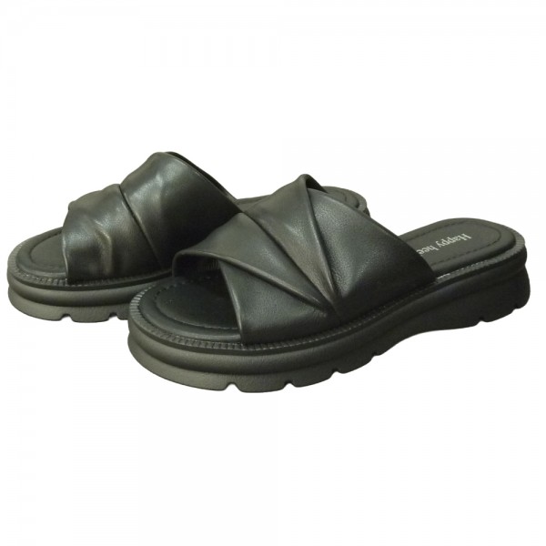 FLIP FLOPS 0722 BLACK LEATHER