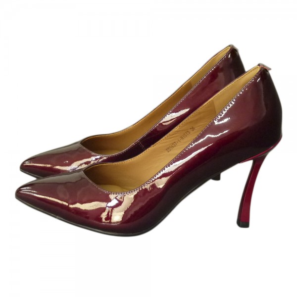 PANTOFI 25S637 BORDO LAC