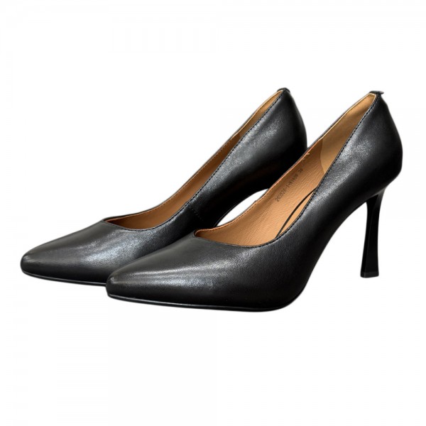HIGH HEELS 26S526 BLACK LEATHER