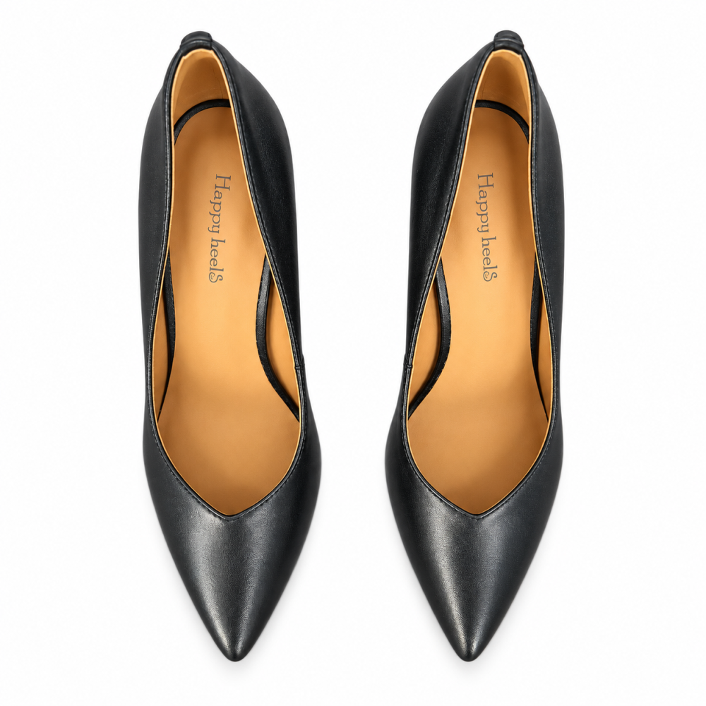 HIGH HEELS 26S526 BLACK LEATHER