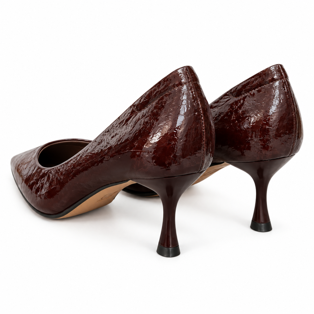 HIGH HEELS 5Q3280 BURGUNDY PATENT LEATHER