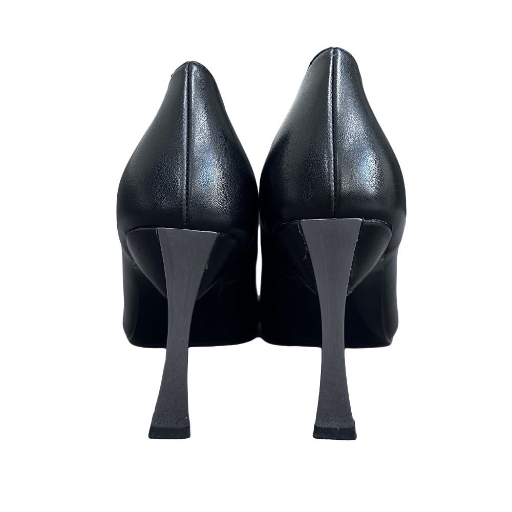 HIGH HEELS B135 BLACK LEATHER