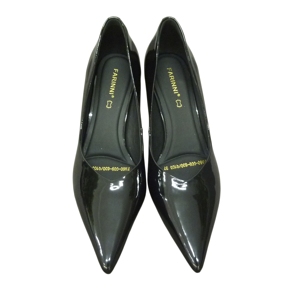 HIGH HEELS FA60-G09 BLACK PATENT LEATHER