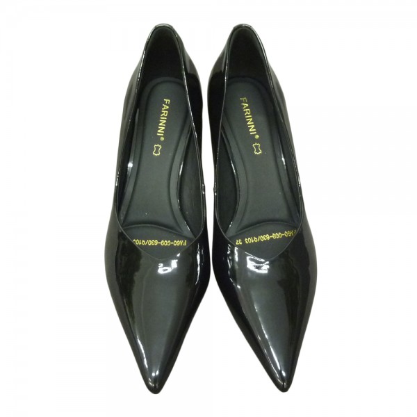 HIGH HEELS FA60-G09 BLACK PATENT LEATHER