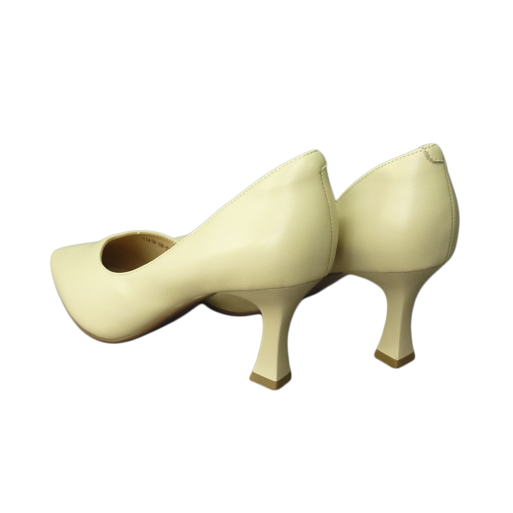 HIGH HEELS S1418-08 BEIGE LEATHER