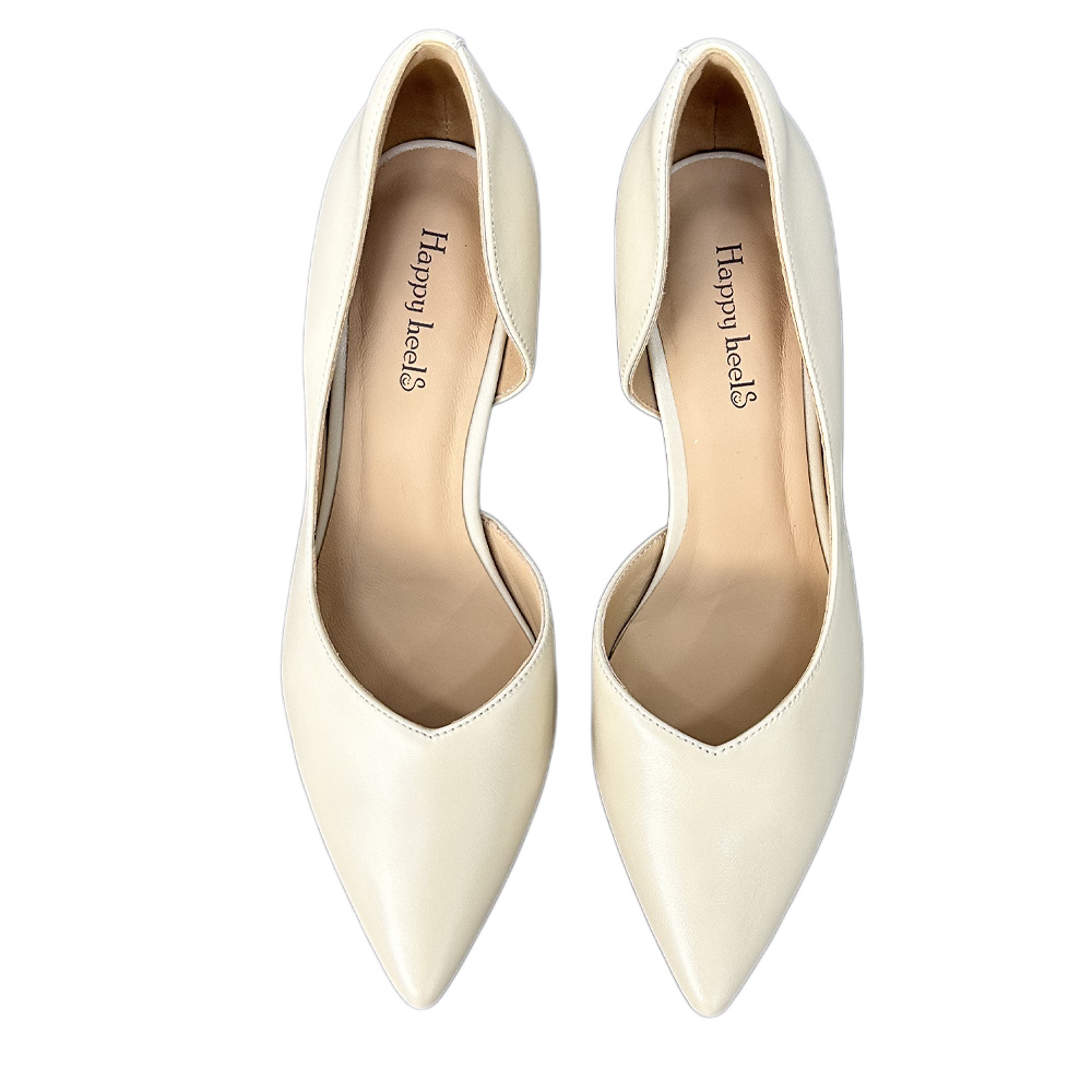 HIGH HEELS S1418-08 BEIGE LEATHER