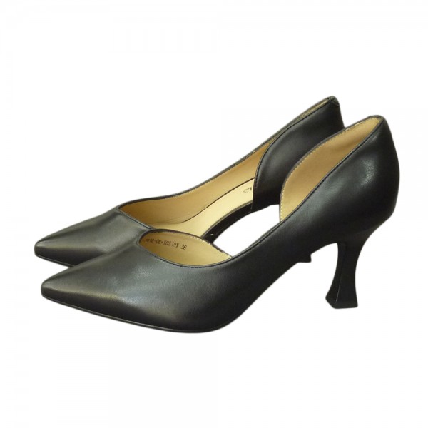 PANTOFI S1418-08 NEGRU PIELE