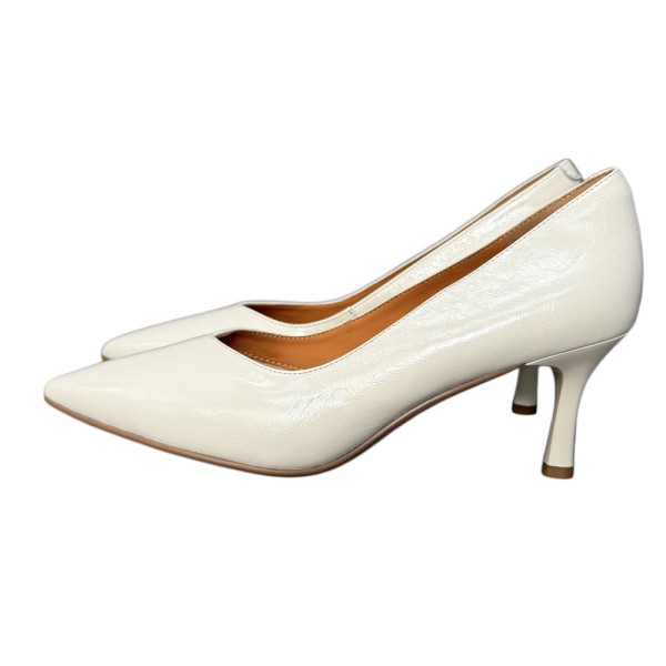 HIGH HEELS S1583-73 IVORY LEATHER