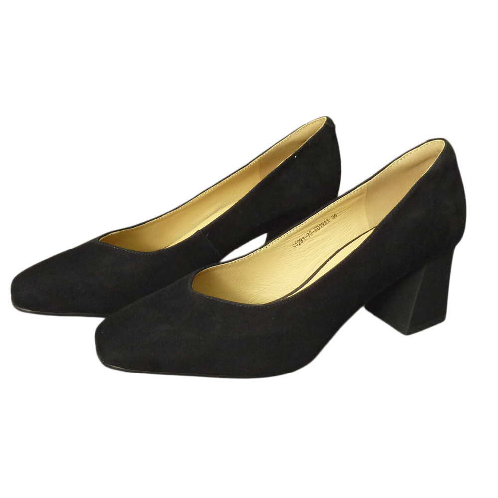 HIGH HEELS S4291 BLACK SUEDE LEATHER