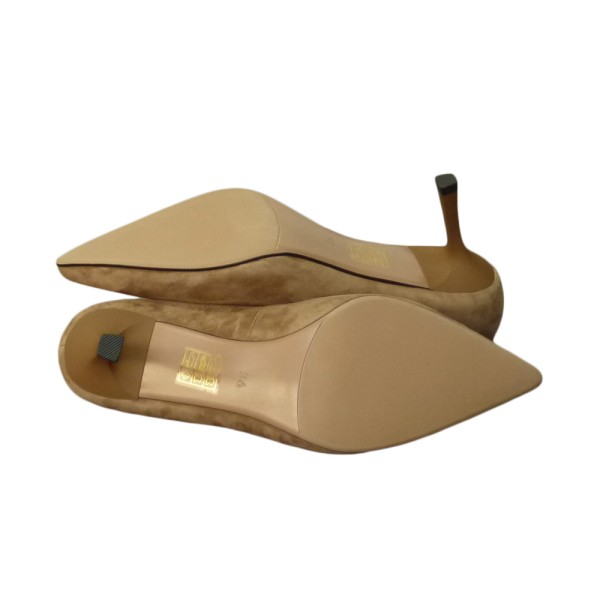 HIGH HEELS S4729 BEIGE SUEDE LEATHER