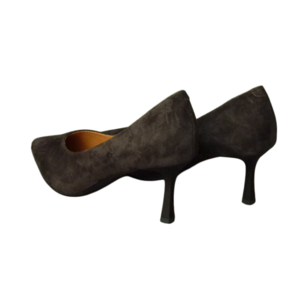 HIGH HEELS S4729 BROWN SUEDE LEATHER