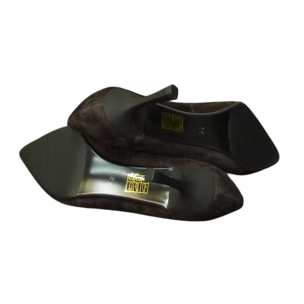 HIGH HEELS S4729 BROWN SUEDE LEATHER