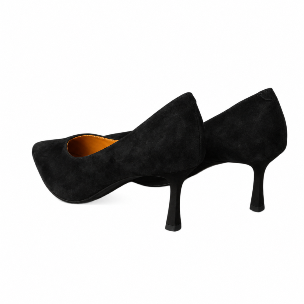 HIGH HEELS S4729 BLACK SUEDE LEATHER