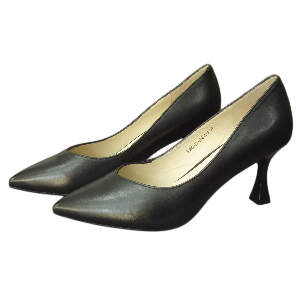 PANTOFI S888-05 NEGRU PIELE