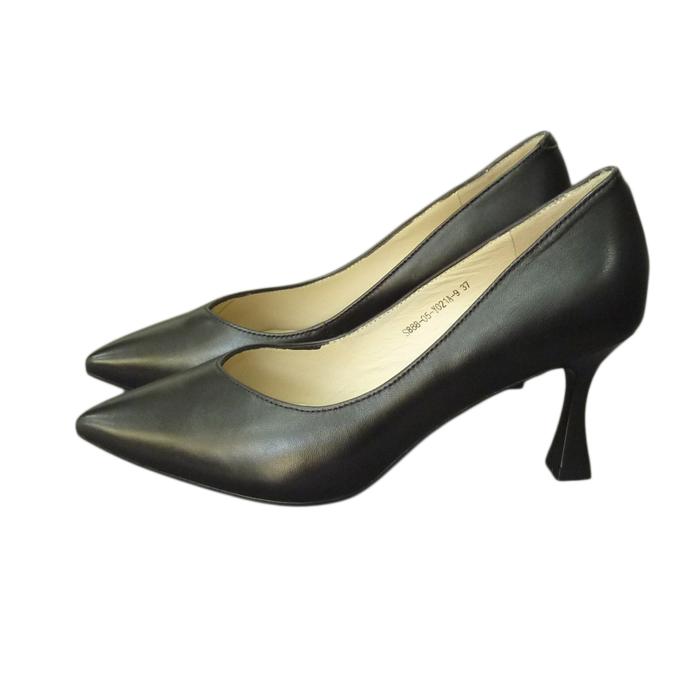 PANTOFI S888-05 NEGRU PIELE