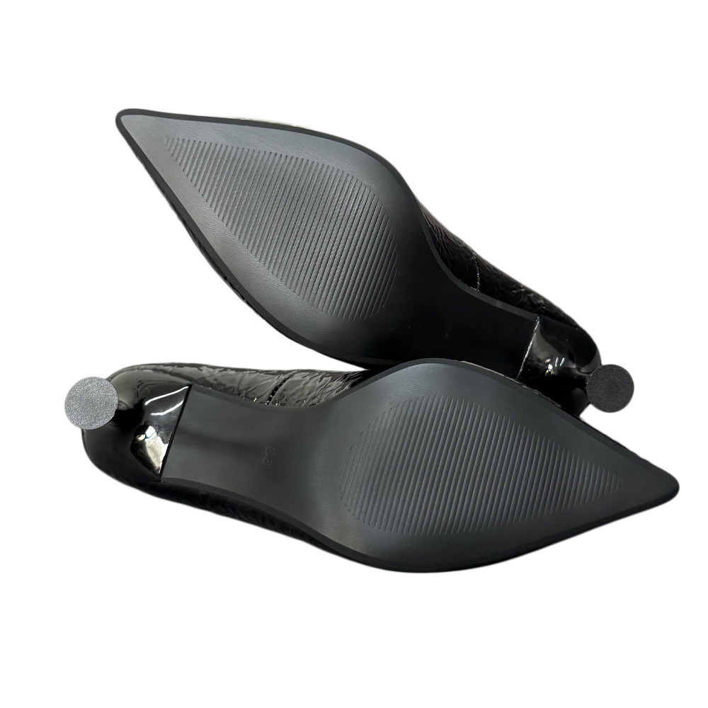 HIGH HEELS W115-H7953 BLACK PATENT LEATHER