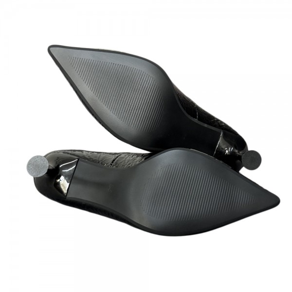 HIGH HEELS W115-H7953 BLACK PATENT LEATHER