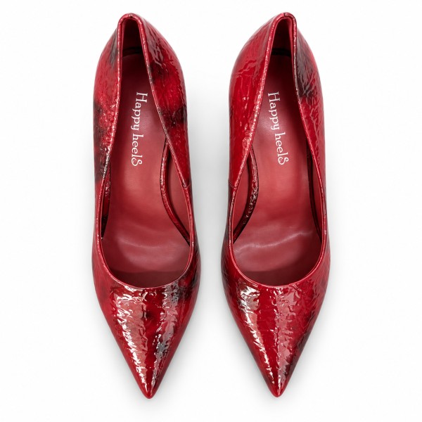 HIGH HEELS W115-H7953 RED PATENT LEATHER