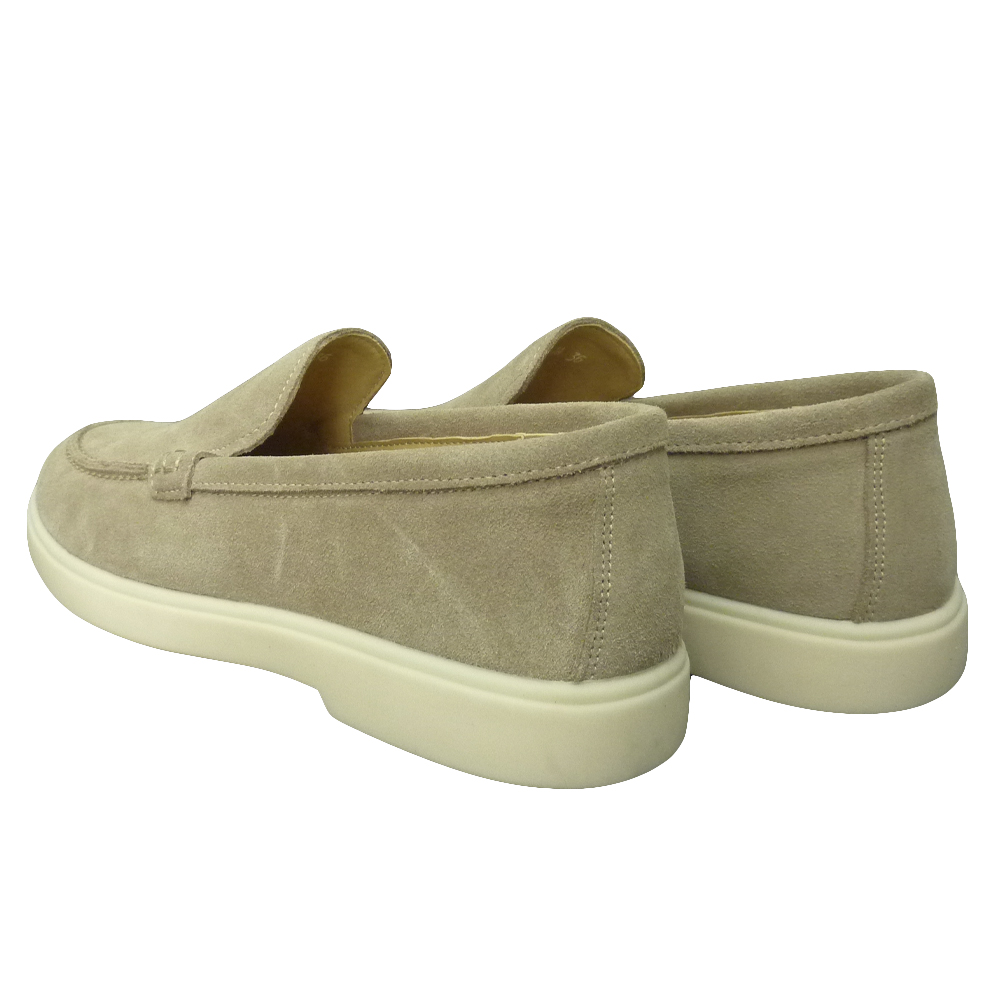 LOAFERS 3765-1A BEIGE SUEDE LEATHER