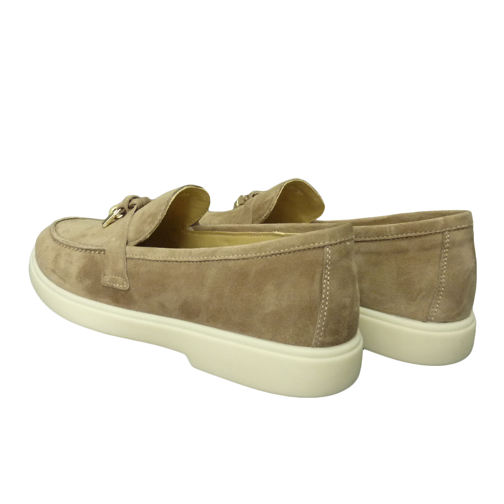 LOAFERS 3765-3A BEIGE SUEDE LEATHER