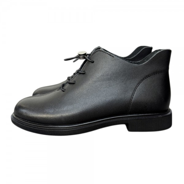 BOTINE 1282 NEGRU PIELE
