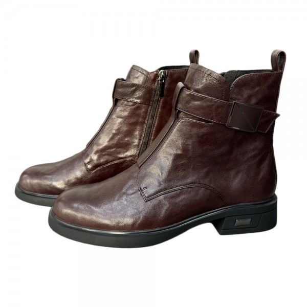 BOOTS 4F2626 BURGUNDY LEATHER