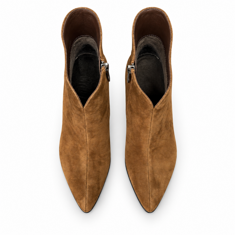 BOOTS S1088 BROWN SUEDE LEATHER