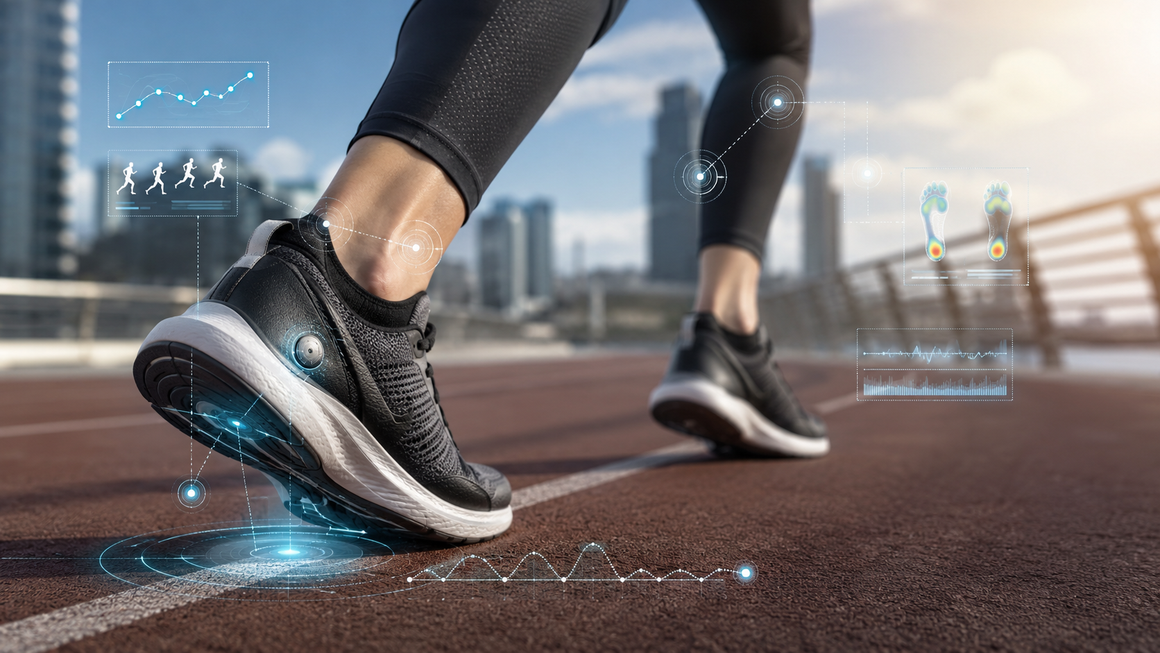 Smart sneakers with sensors for running technique analysis