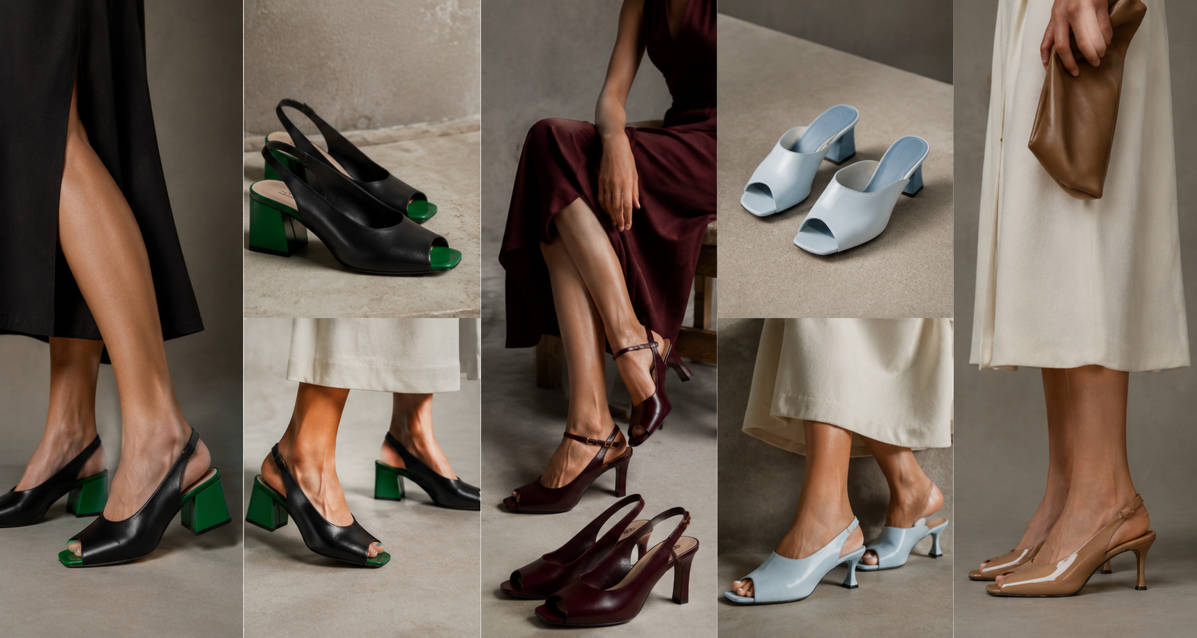 Туфли и босоножки Peep Toe