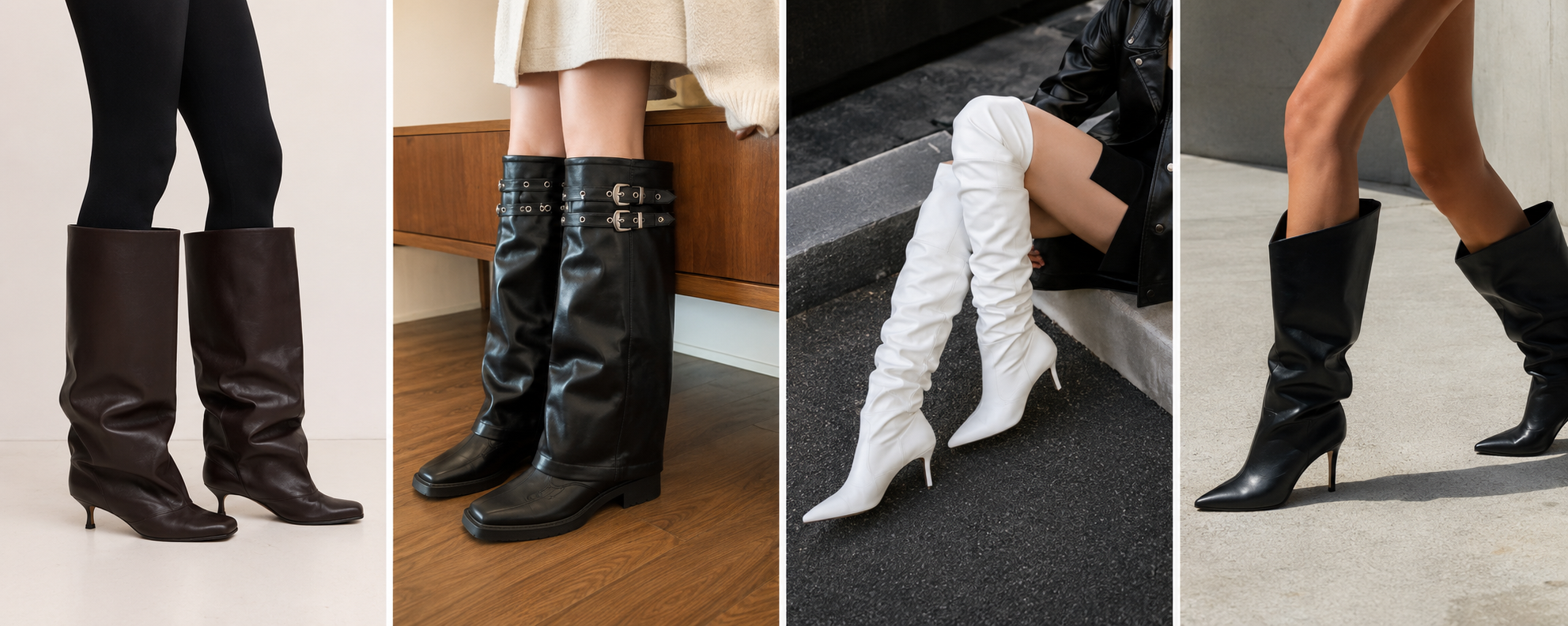 Fall on a grand scale: oversized boots you can’t miss
